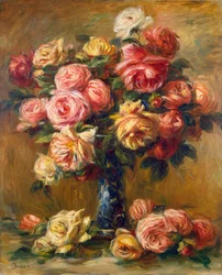 Rózsa vázában, c1910.