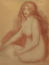 A fürdőző