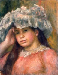 Fiatal lány kalapban, 1892-1894.