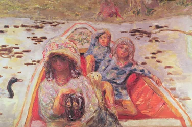 In the Boat, részlet a lányokról, 1907 körül (olaj, vászon) (91687 részlet)