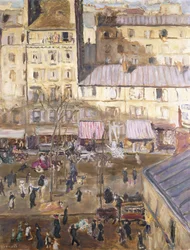 Az Exterior Boulevard: Boulevard de Clichy és a Rue de Douai sarka, 1904 körül (olaj, vászon)