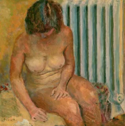 Akt a radiátor mellett, 1928