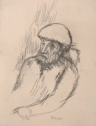 Renoir portréja, 1916 körül (rézkarc)