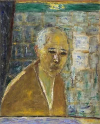 Önarckép 78 évesen, 1945.