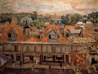 Arcachon utca. 1930 (olaj, vászon)