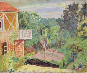 Napfény Vernonban, 1920 körül (olaj, vászon)