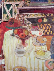 A nyári asztal, 1917 körül