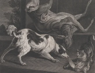 Kutyák és csendélet, 1778