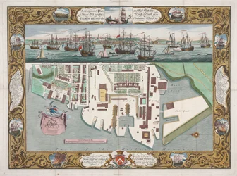 Plymouth közelében az Ordinance Wharfe-val...