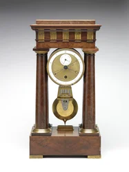 Decimális óra, 1798-1805 körül (fenyő, sárgaréz és zománc)