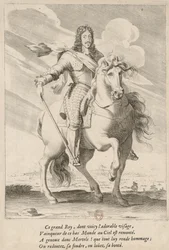 XIII. Lajos francia lovas portréja