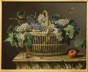 Panier de raisins - Egy kosár szőlő ...