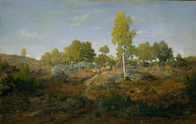 Egy ösvény a sziklák között, valószínűleg 1861.