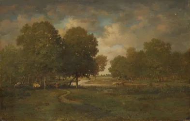 Folyó a réten, valószínűleg az 1830-as évek vége – az 1840-es évek eleje.