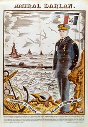 Francois Darlan admirális, a francia haditengerészet parancsnoka, 1940