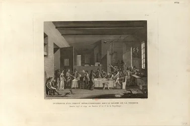 Egy forradalmi bizottság belsejében a terror uralma alatt, 1802.