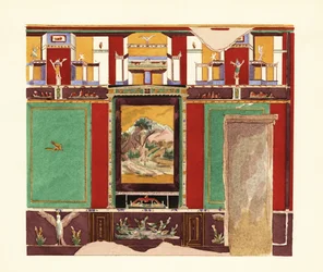 Étkező a Casa di Orfeoban vagy az Orpheus Házban, Pompeiben