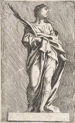 Álló női alak, kb. 1739-40., kb. 1739-40.