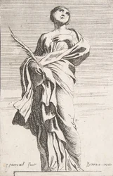 Álló női alak, kb. 1739-40., kb. 1739-40.