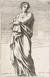 Álló női alak, kb. 1739-40., kb. 1739-40.