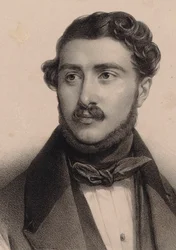 Théodore Labarre zeneszerző portréja 1805-1870.