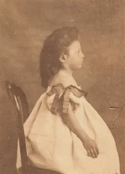 Egy másik rusztikus szék, 1860-as évek.