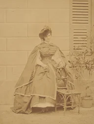 A taft ruha, 1860-as évek.