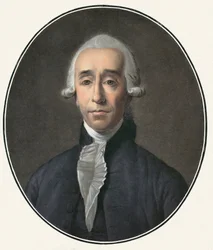 Jean Sylvain Bailly (1736-1793) francia tudós, politikus portréja – Pierre-Michel Alix (1762-1817) metszete