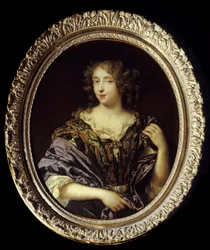 Madame de Saint Germain portréja. Helene Ferrand, egy párizsi parlamenti tanácsos lánya, Louis Foucault, Saint Germain Beaupre márkijának felesége; 34 éves korában, 1681 és 1691 között hunyt el. Pierre Mignard (1612-1695) festménye