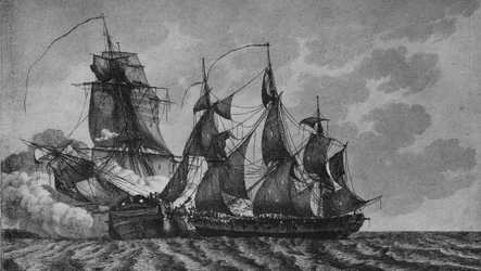 Az Ambuscade és a Bayonnaise, 1799