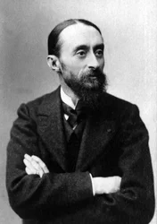 Fernand Anne Piestre Cormon (1845-1924) painter of the French school, photographied by Pierre Petit about 1870-1890, extracted from the collection Felix Potin, 500 contemporary celebrities, France painting