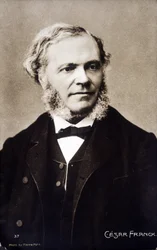 César Franck belga származású francia zeneszerző és orgonaművész (1822-1890) portréja.