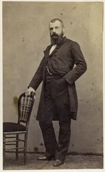 A zeneszerző Edmond Member portréja 1820-1882.
