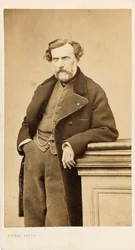 Ambroise Thomas zeneszerző portréja 1811-1896.
