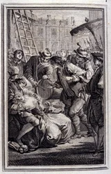 Belphegor – Jean La Fontaine „” Mesék és novellák versben” című részében. 1776. Illusztráció: P. P. Choffard.