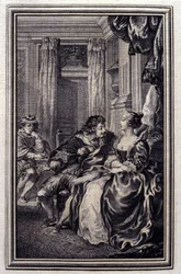 A csodálatos - Jean La Fontaine "Mesék és novellák versben" című művében. 1776. Illusztráció: P.P. Choffard.