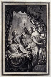 Soha nem veszünk észre mindent – Jean La Fontaine Tales et nouvelles en vers című művében. 1776. Illusztráció: P.P. Choffard.