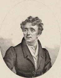 Louis Antoine Eléonore Ponchard operaénekes portréja 1787-1866, 1835 körül.