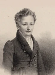 Thalberg Zsigmond zongoraművész és zeneszerző portréja 1812-1871, 1826.