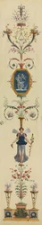 Dísztábla, 1790-es évek.