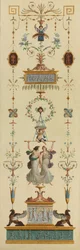 Dísztábla, 1790-es évek.