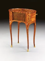 XV. Lajos íróasztal, 1750 körül