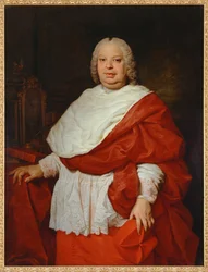 Silvio Valenti Gonzaga bíboros (festmény, vászon)