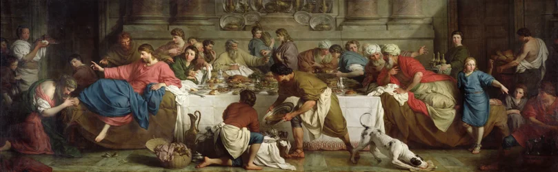Vacsora a Simon-házban, 1737