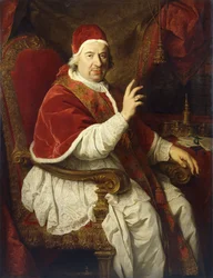 Benedek pápa portréja XIV