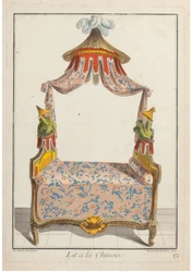 Kínai ágy, 1788 körül.
