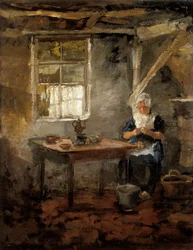 Nő holland belső térben, 1899