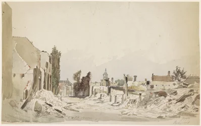 A bodegraveni romok az 1870. júniusi tűzvész után
