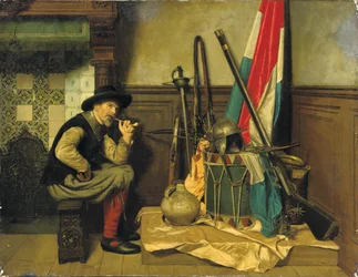 A dohányzó katona