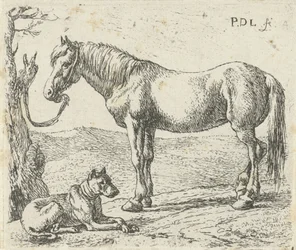 Ló és kutya a réten Lovak (sorozat címe)